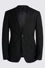 MOSS Black Tailored Stretch Suit: Jacket, Tailored