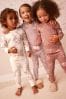 Neutral Floral Pyjamas 3 Pack (9mths-16yrs)