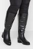 Yours Curve Black Extra Wide Fit Extra Wide Fit Stretch Knee High Boots, Extra Wide Fit