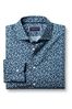 Charles Tyrwhitt Blue Slim Fit Liberty Fabric Floral Print Shirt