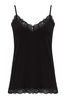 Pour Moi Black Sofa Loves Lace Hidden Support Soft Jersey Cami