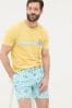 FatFace Blue Trevose Judes Swim Shorts