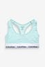 Calvin Klein Light Blue Modern Cotton Logo Bralette