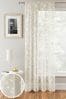 Enhanced Living Cream Willow Pair Of Voile Panels