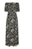 Long Tall Sally Paisley Print Bardot Midaxi Dress