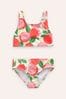 Boden Orange Fun Peach Printed Bikini