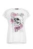 Yours Curve White Cut Out Butterfly Embellished T-Shirt