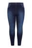 Yours Curve Blue Print Pull On Bum Shaper Lola Jeggings