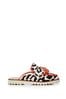 Moda in Pelle Animal Print Etana Cleated Plan Shoes