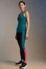 Sweaty Betty Black Beet Pink Reef Teal Full Length Power UltraSculpt High Waist Workout Leggings, Full Length
