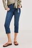 JD Williams Blue 24/7 Crop Jeans