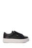 Dune London Black Eastern Branded Chunky Cup Sole Trainers