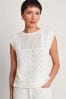 Monsoon Natural Sofia Stitch Knitted Vest