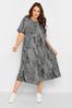 Yours Curve Grey Smock Dress