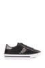 Moda in Pelle Alberry Side Stripe Lace Up Black Trainers