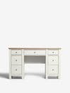 Chalk Malvern Paint Effect 7 Drawer Console Dressing Table, 7 Drawer
