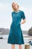 Seasalt Cornwall Grass Wave 100% Linen Dress