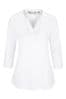 Mountain Warehouse White Womens Relaxed Fit Petra 3/4 Sleeve Top