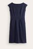 Boden Blue 100% Cotton Florrie Broderie Jersey Dress