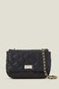 Accessorize Black Quilted Cross-Body Bag