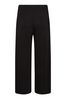 Yours Curve Black Wide Leg Trousers