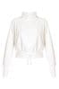 Sweaty Betty Lily White Melody Luxe Fleece Pullover Jumper