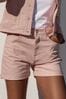 Threadbare Pink Classic Denim Turn-Up Shorts