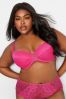 Pink Marissa Sport Mesh Lace Padded Bra