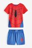 Vanilla Underground Jungen Kurzer Pyjama mit Spiderman-Motiv