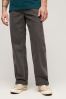 Superdry Grey 5 Pocket Work Trousers