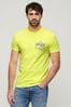 Superdry Neon Yellow Neon Vintage Logo T-Shirt