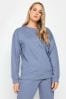 Long Tall Sally Blue Crew Neck Sweatshirt