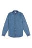 U.S. Polo Assn Blue Mens 100% Cotton Chambray Shirt