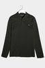 BadRhino Big & Tall Black Essential Long Sleeve Polo Shirt