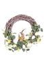 Premier Decorations Ltd 32cm Rattan Easter Rabbit Wreath