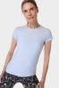 Sweaty Betty Athlete Nahtloses Workout-T-Shirt