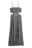 SUPERDRY Black SUPERDRY Sheered Back Maxi Dress