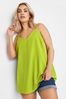 Yours Curve Green Green Cami Vest Top