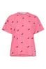 Yours Curve Pink 100% Cotton Watermelon T-Shirt