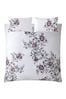 Laura Ashley Blackberry Purple Editas Garden 100% Cotton Duvet Cover and Pillowcase Set