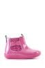 Start Rite Pink Wonderland Leather Zip Up Chelsea Boots