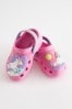 Pink Unicorn Clogs With Ankle Strap
