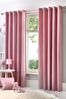 Fusion Pink Sorbonne Eyelet Curtains
