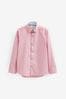 Pink Long Sleeve Smart Trimmed Shirt (3-16yrs)