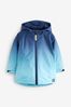 Blue Dip Dye Waterproof Fleece Lined Coat (3mths-7yrs)