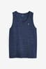 Navy Blue Stag Vest