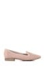 Pavers Pink Slip-On Embellished Loafers