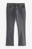 Charcoal Grey Bootcut Classic Stretch Jeans, Bootcut