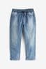 Light Vintage Blue Regular Fit Jersey Stretch Jeans With Adjustable Waist (3-16yrs), Regular Fit