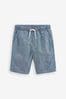 Mid Blue Pull-On Shorts (3-16yrs)
